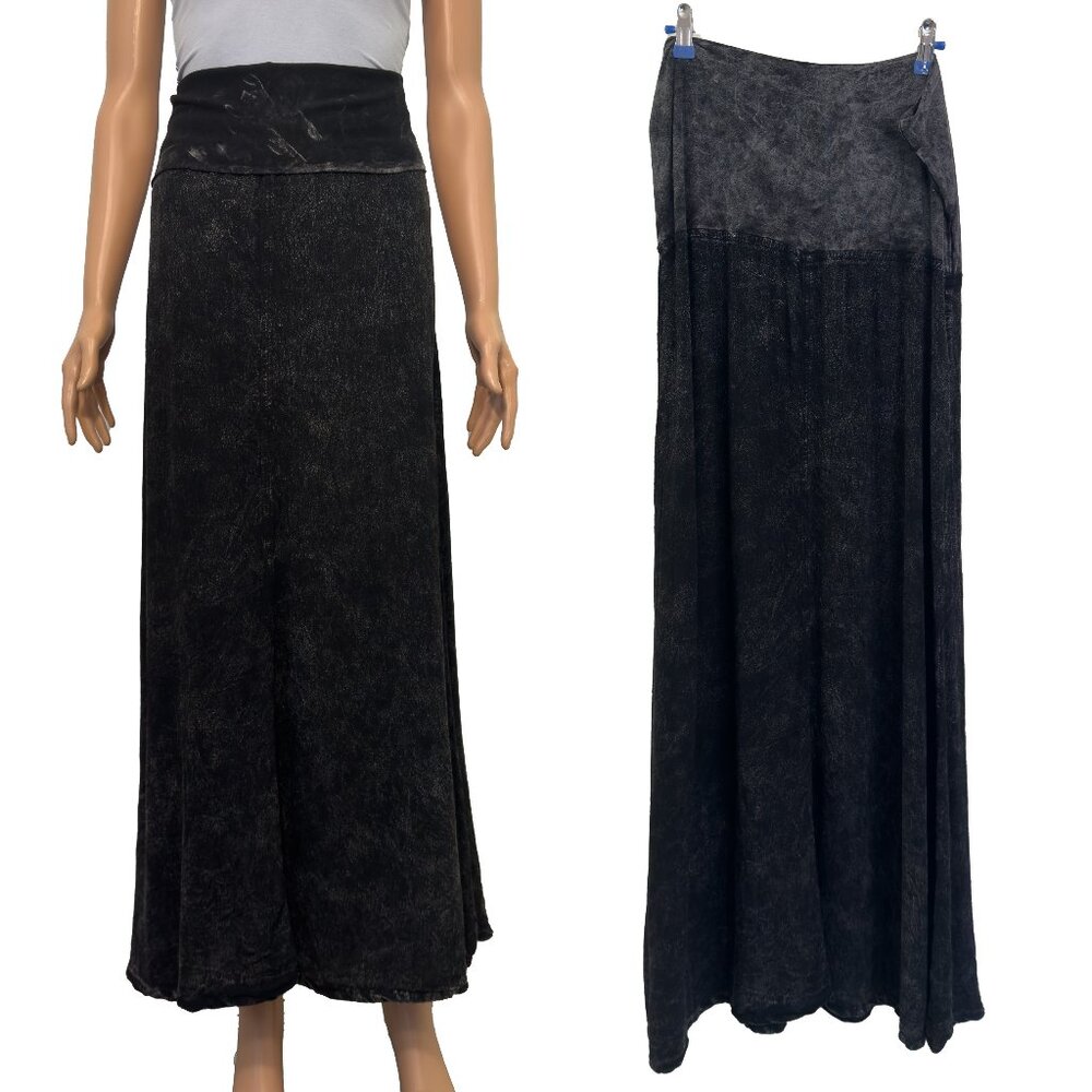 Wearables Acid Wash Look Monochrome Maxi Skirt Women’s Large